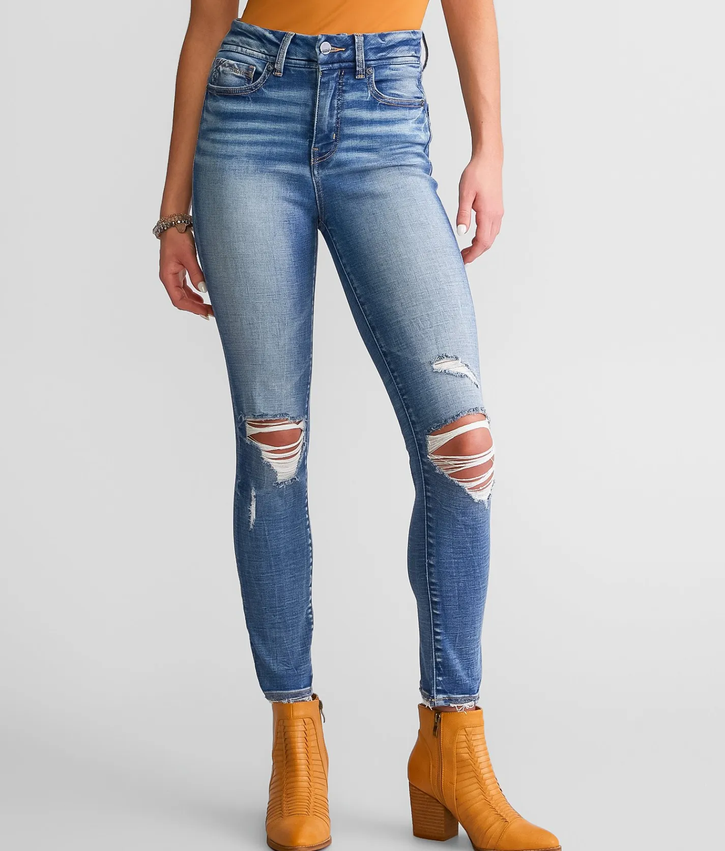Buckle Black Fit No. 35 Ankle Skinny Stretch Jean Bisbee 4 Discount