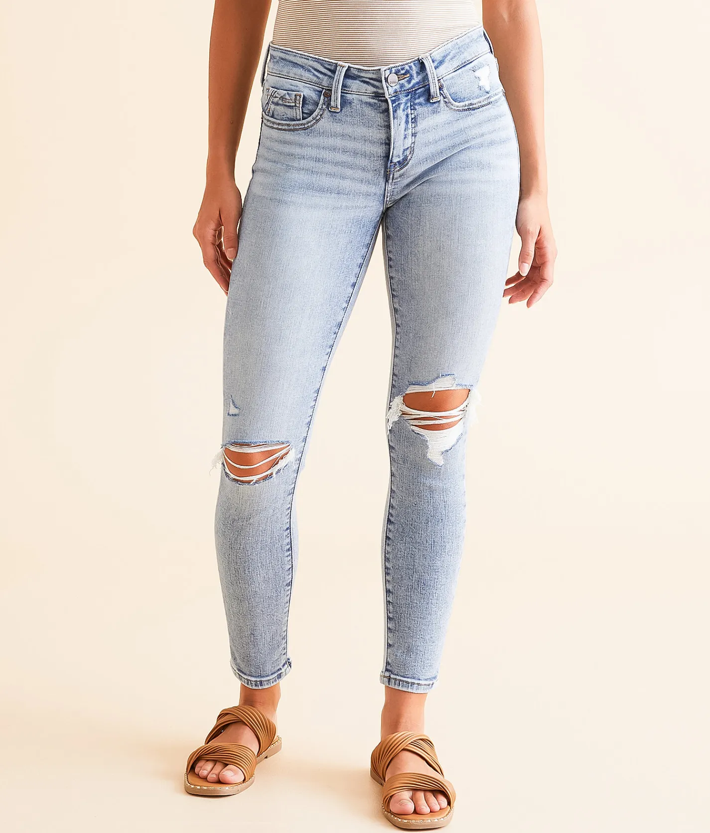 Buckle Black Fit No. 53 Ankle Skinny Stretch Jean Del Norte 3