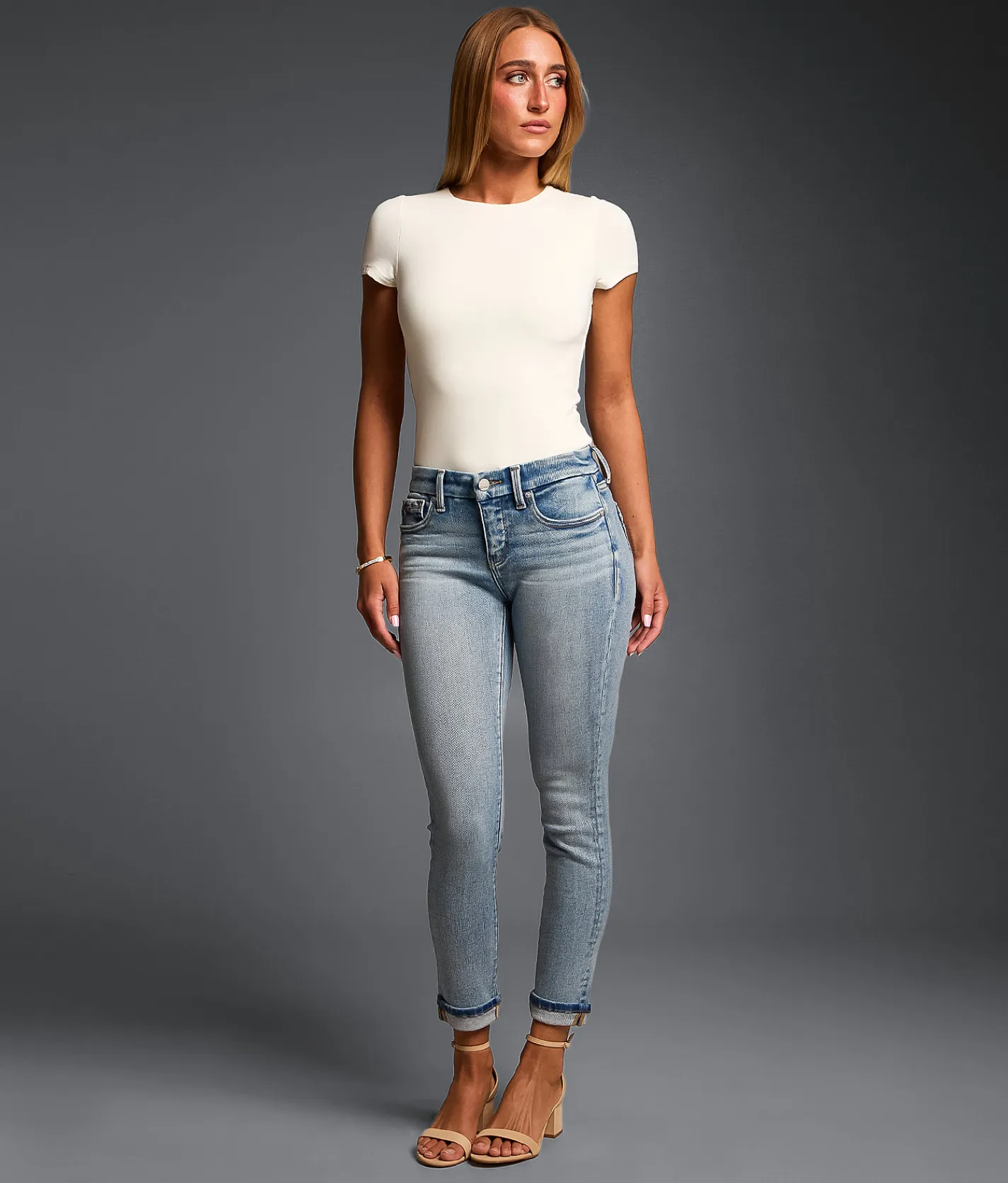 Bottoms | Buckle Black Fit No. 53 Ankle Skinny Stretch Jean Huffman 2