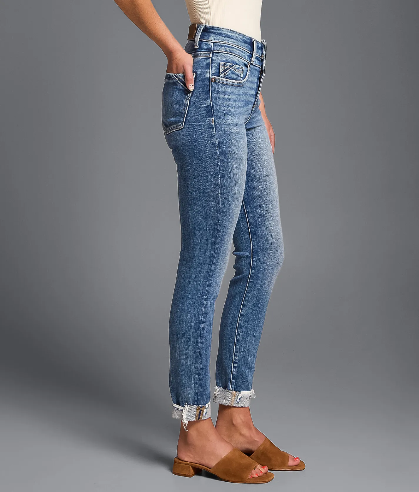 Buckle Black Fit No. 35 Ankle Skinny Stretch Jean Bamberg 3 Online