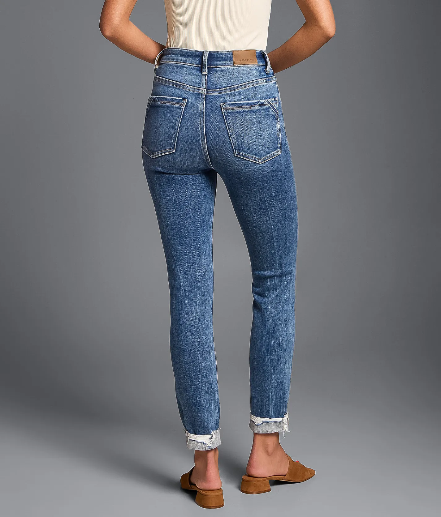Buckle Black Fit No. 35 Ankle Skinny Stretch Jean Bamberg 3 Online