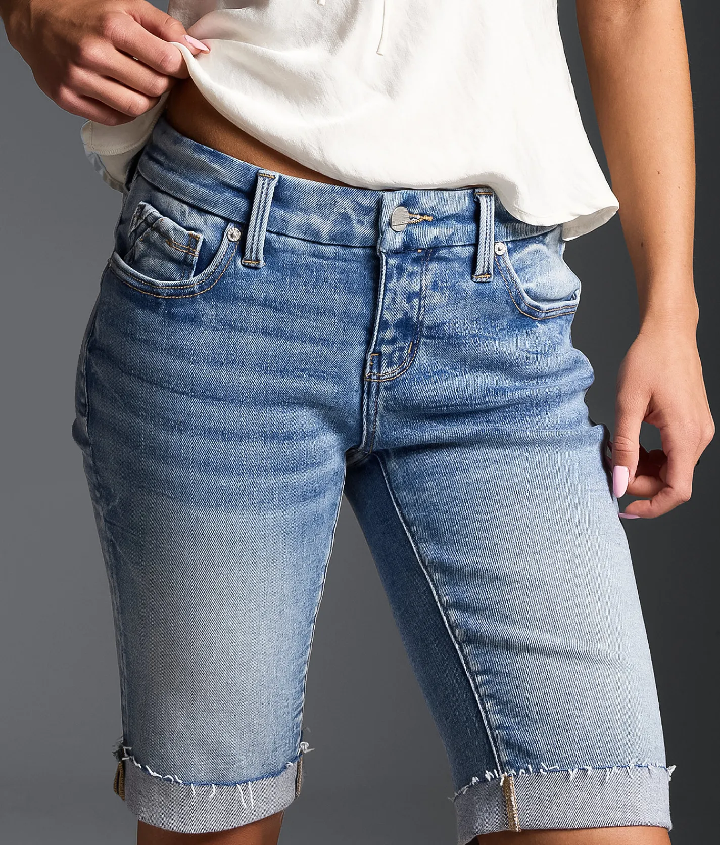Bottoms|Shorts | Buckle Black Fit No. 53 Bermuda Stretch Short Euclid 7
