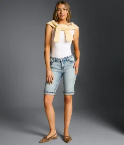 Buckle Black Fit No. 53 Bermuda Stretch Short Judith 6 New