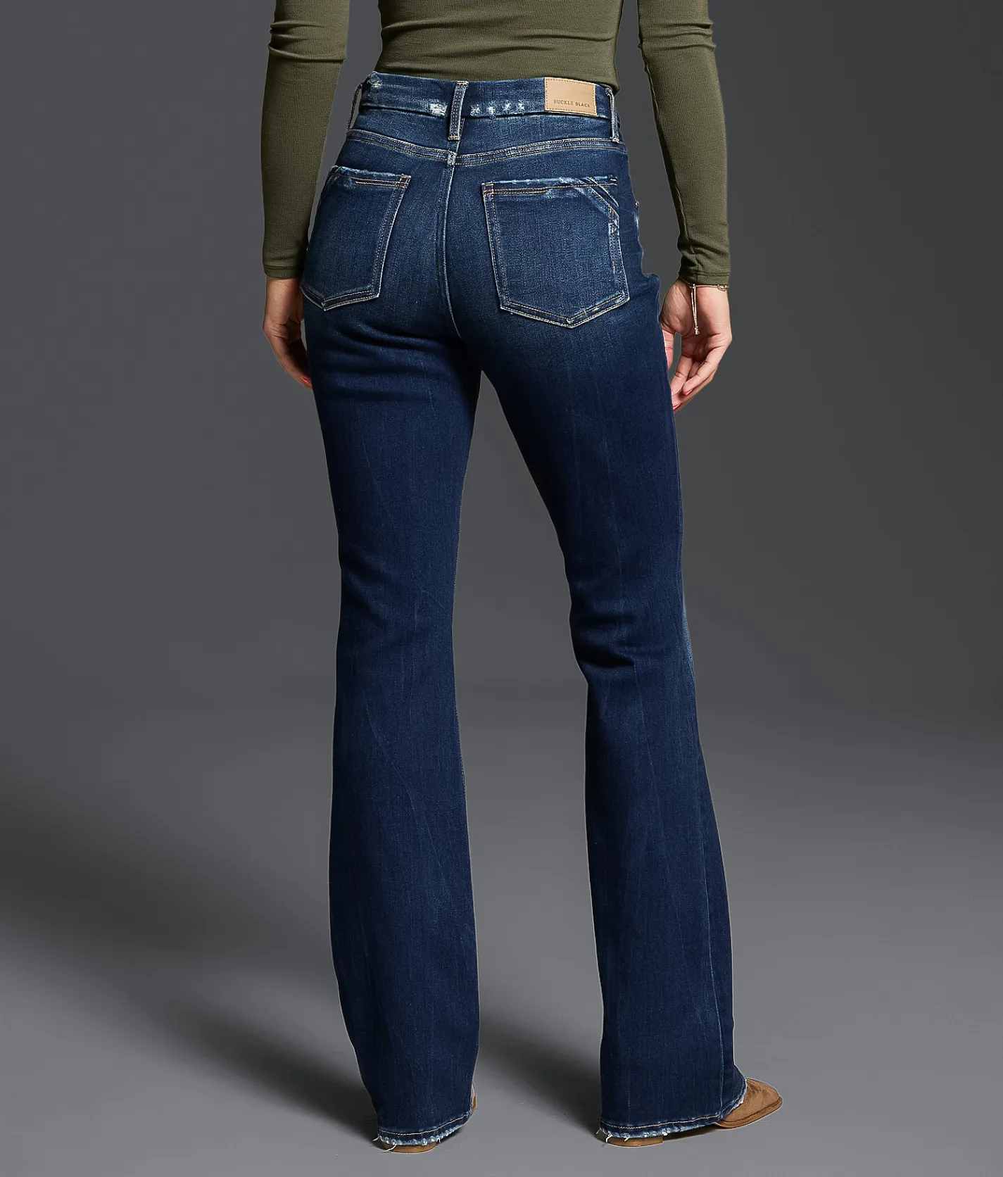 Buckle Black Fit No. 85 Boot Stretch Jean Janwood 2 Discount
