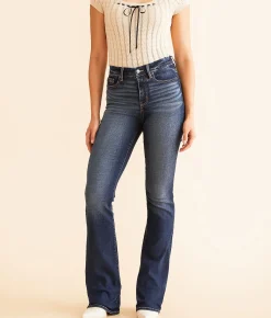 Buckle Black Fit No. 75 Boot Stretch Jean Inez Best