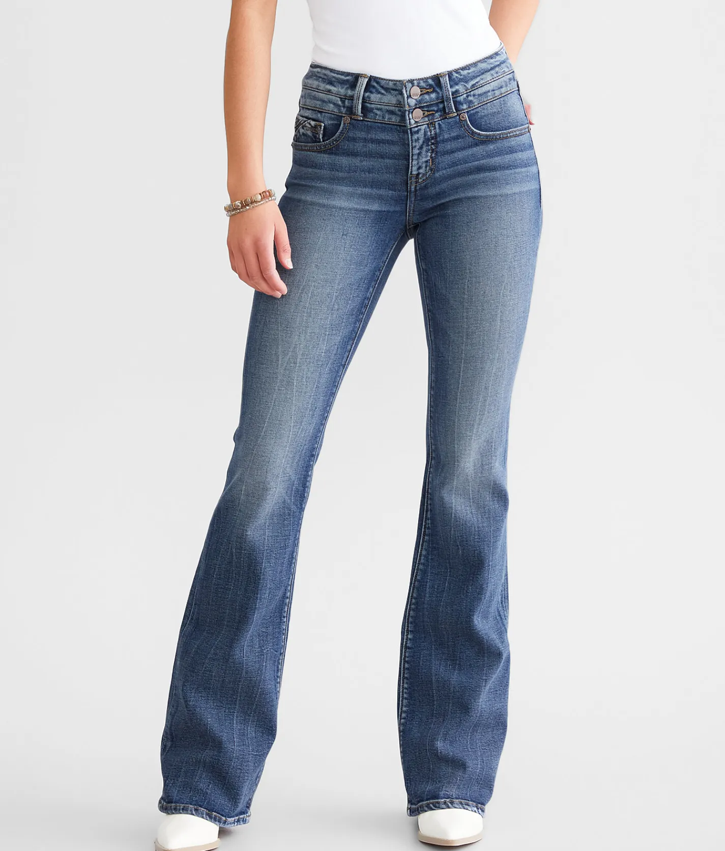 Buckle Black Fit No. 53 Boot Stretch Jean Bisbee 5