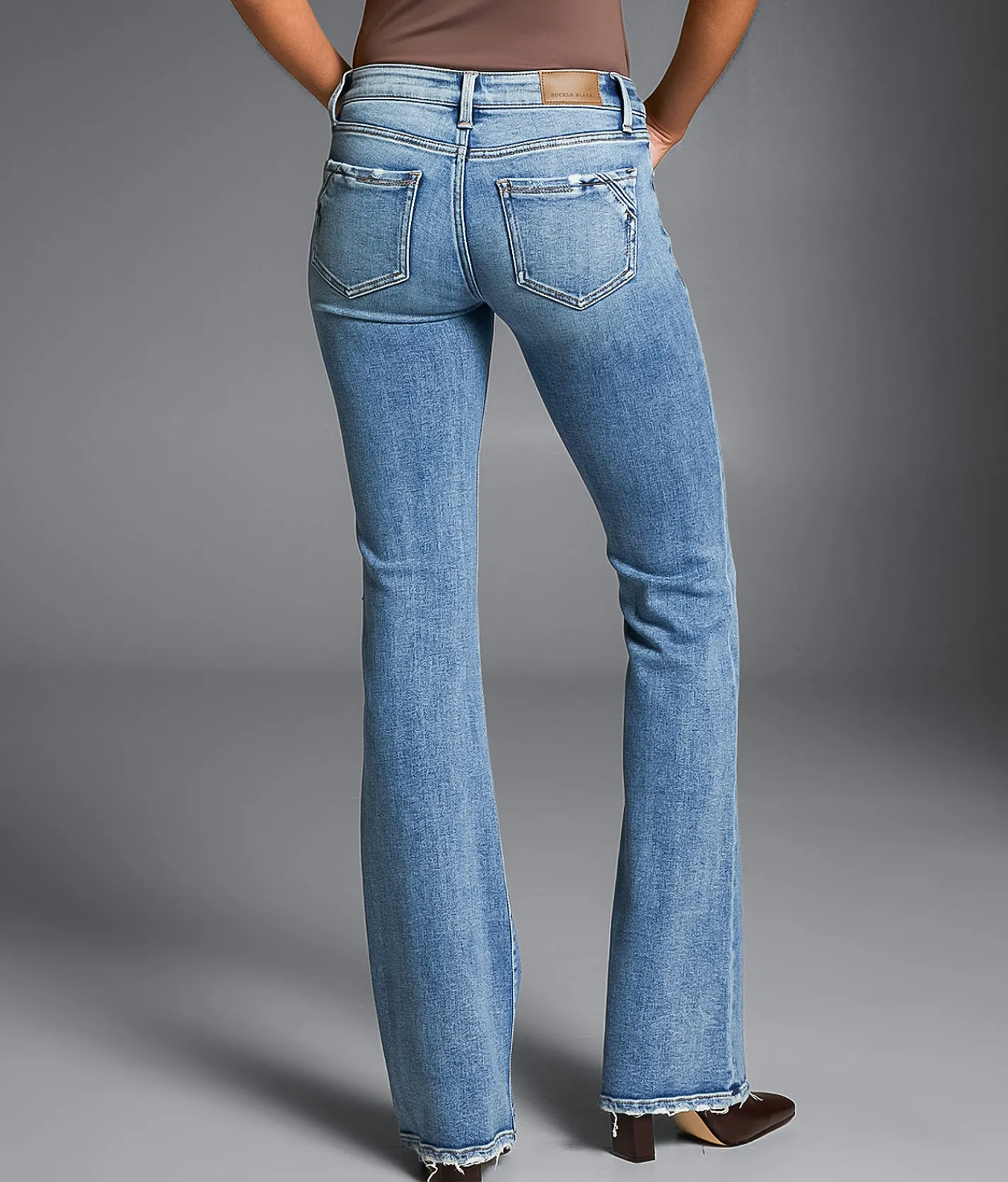Buckle Black Fit No. 13 Boot Stretch Jean Baypoint Hot