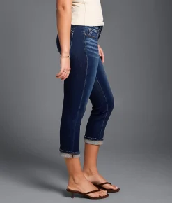 Jeans|Jeans | Buckle Black Fit No. 53 Capri Stretch Cuffed Jean Janwood 5