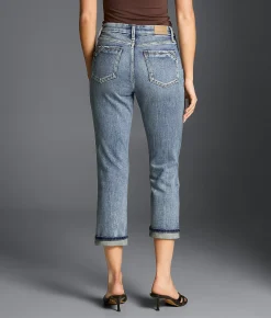 Bottoms | Buckle Black Fit No. 85 Capri Stretch Cuffed Jean Embrook 2