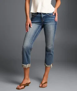 Jeans|Buckle Black Jeans | Buckle Black Fit No. 53 Capri Stretch Cuffed Jean Eureka Springs 9