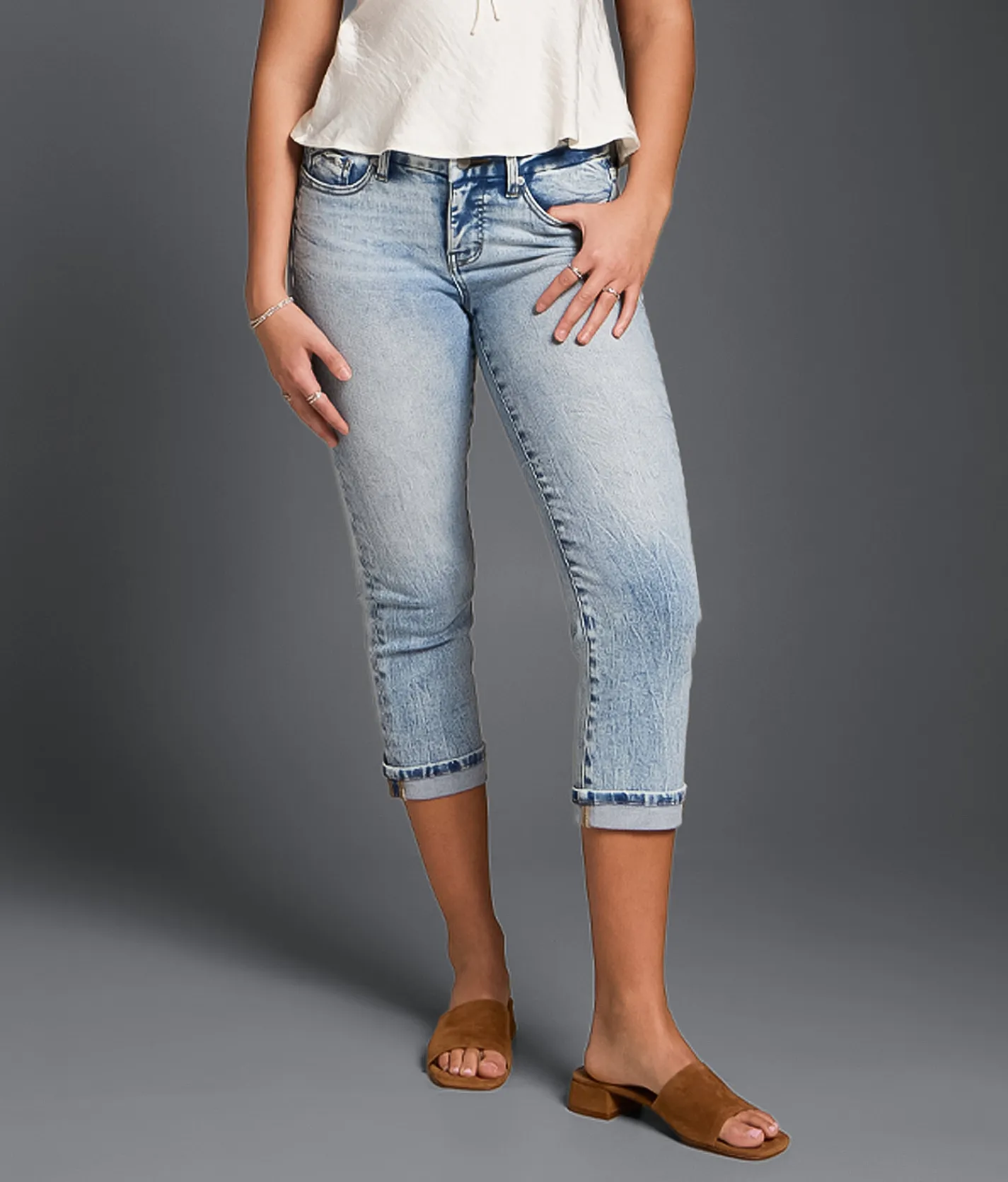 Jeans|Bottoms | Buckle Black Fit No. 53 Capri Stretch Jean Ellerbe