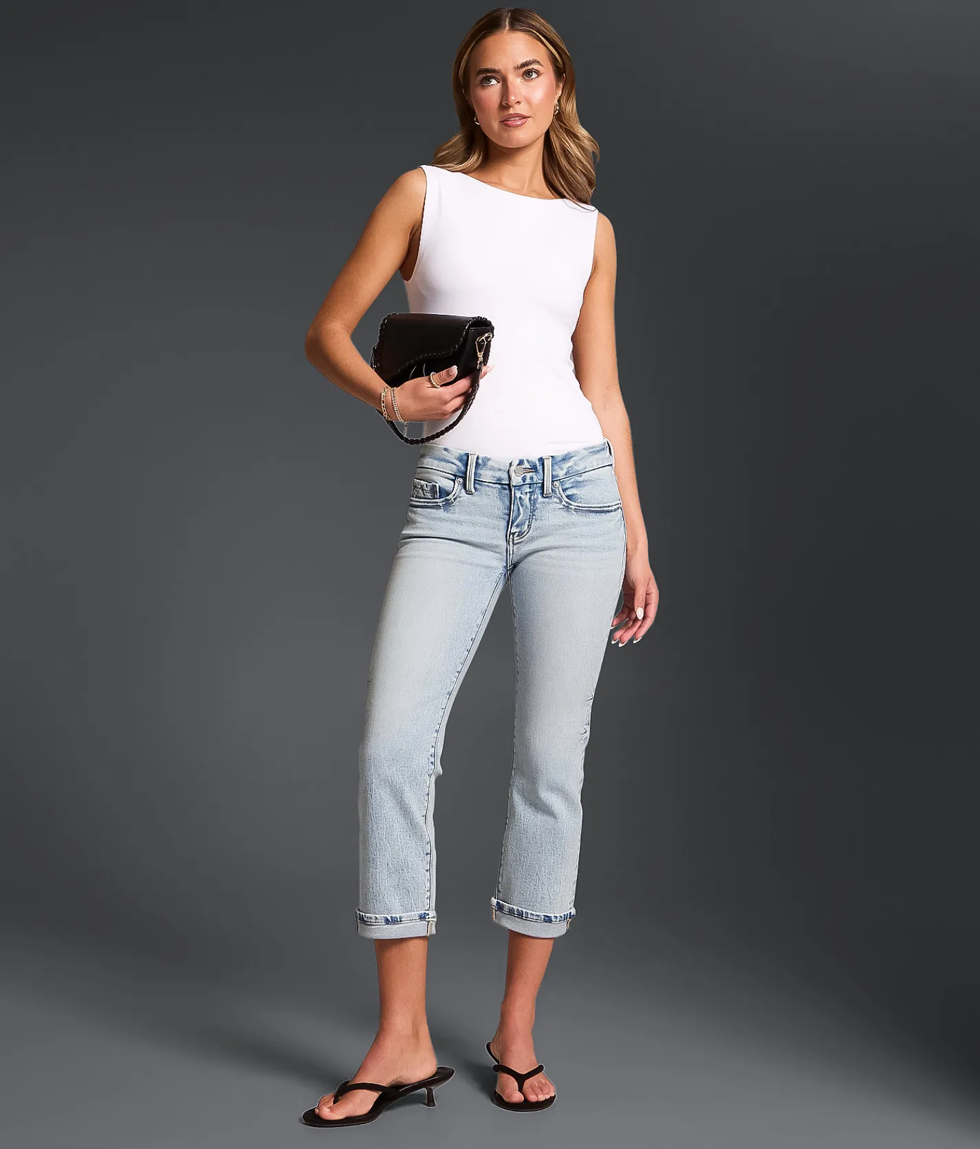 Bottoms | Buckle Black Fit No. 13 Capri Stretch Jean Bourne 2