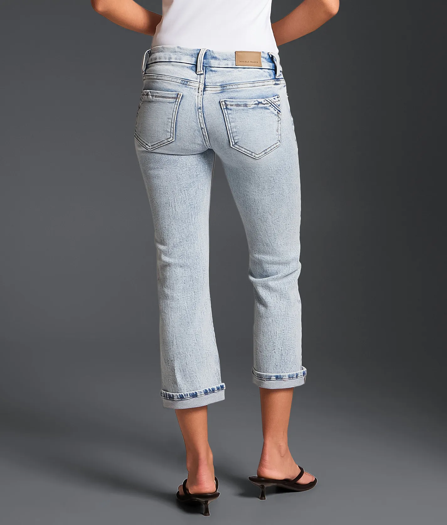 Bottoms | Buckle Black Fit No. 13 Capri Stretch Jean Bourne 2