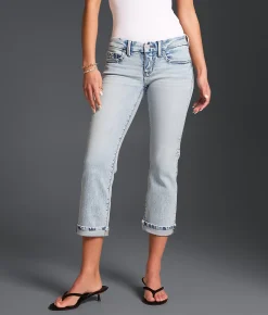 Buckle Black Fit No. 13 Capri Stretch Jean Bourne 2 Clearance