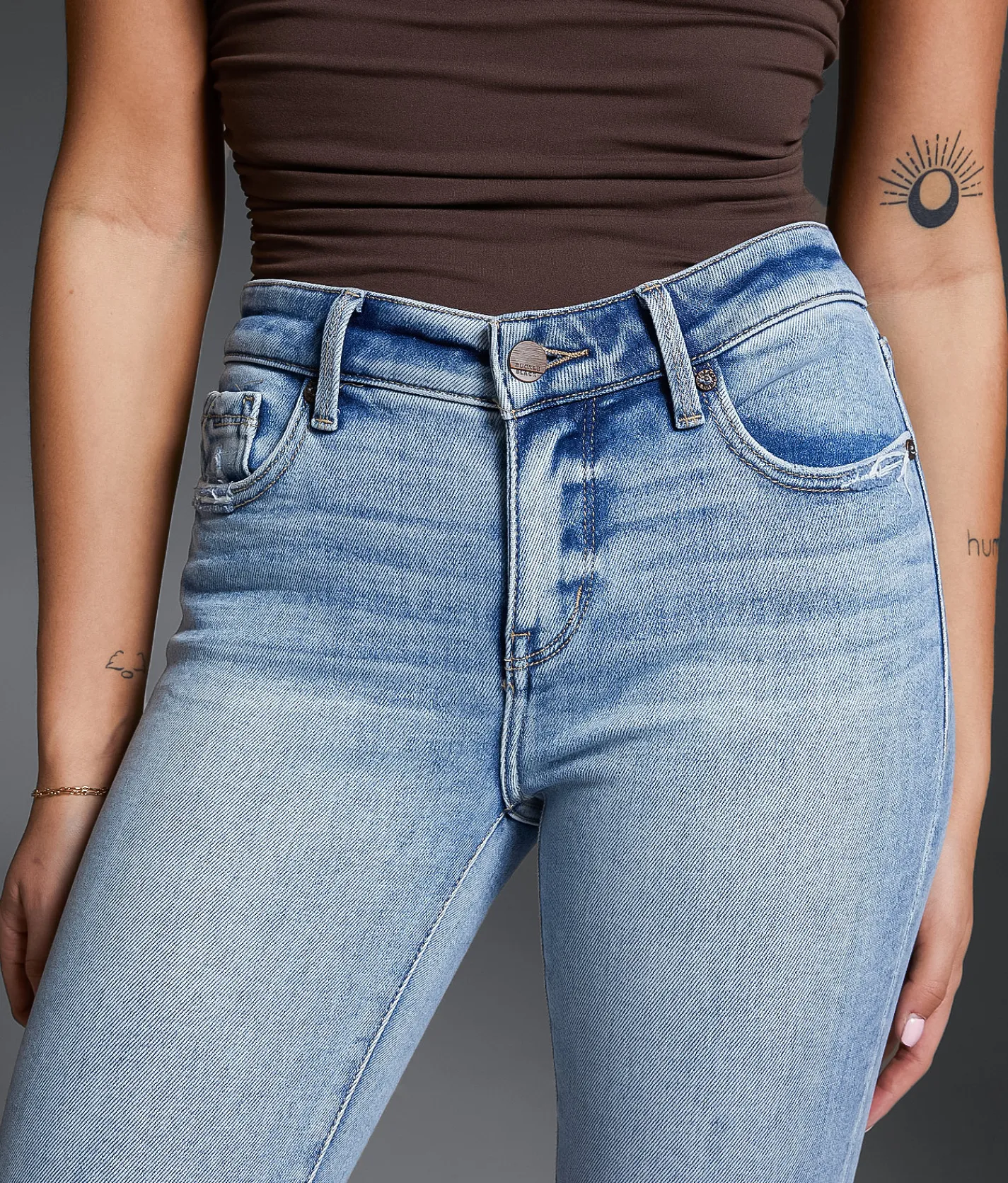 Buckle Black Fit No. 53 Classic Skinny Stretch Jean Bando New