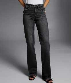 Buckle Black Fit No. 35 Classic Straight Stretch Jean Washed Black Best