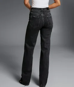 Buckle Black Fit No. 35 Classic Straight Stretch Jean Washed Black Best