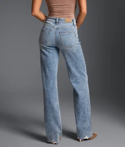 Jeans|Buckle Black Jeans | Buckle Black Fit No. 75 Classic Straight Stretch Jean Bianca 2