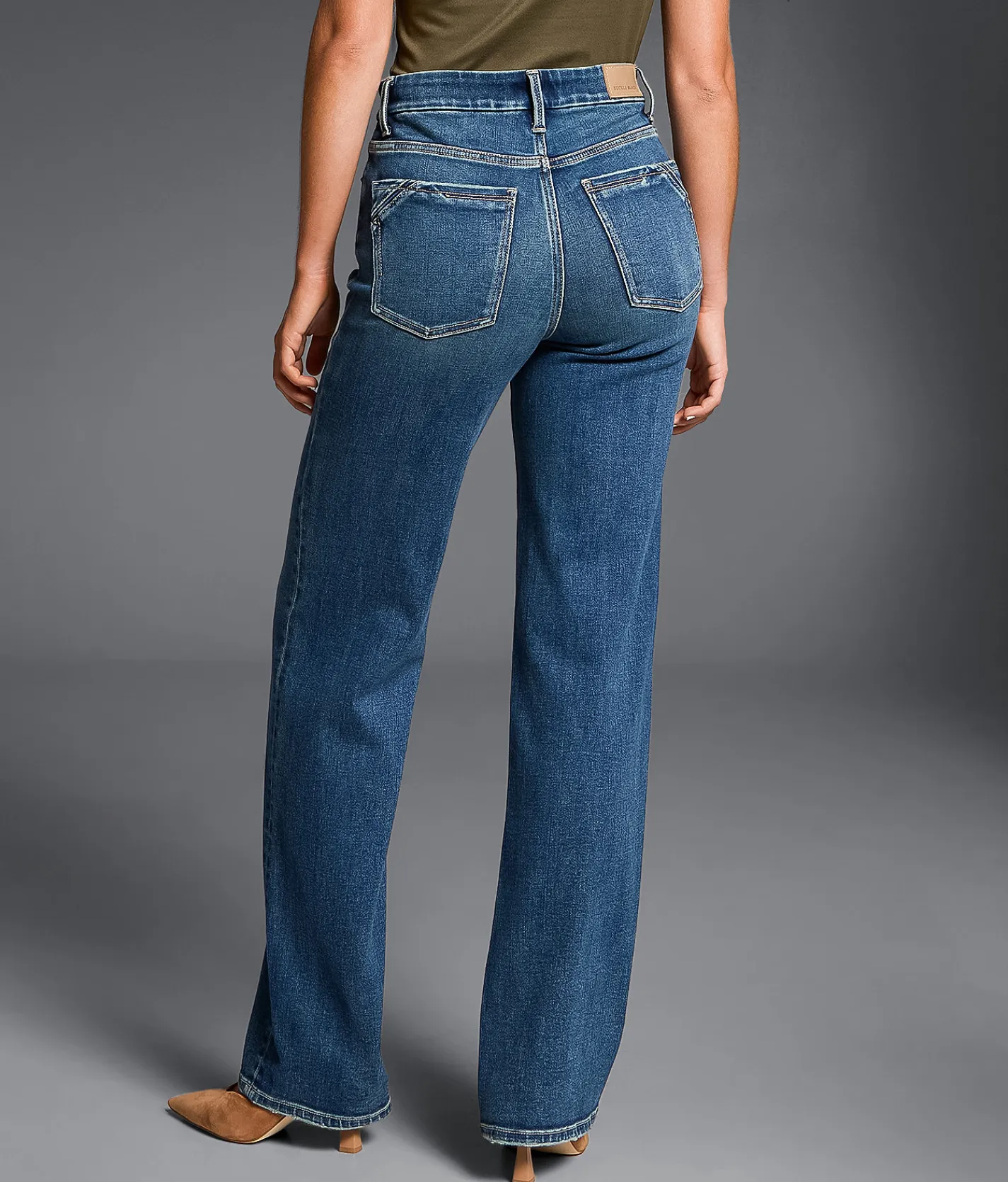 Buckle Black Fit No. 75 Classic Straight Stretch Jean Foxbridge Clearance