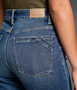 Buckle Black Fit No. 75 Classic Straight Stretch Jean Foxbridge Clearance