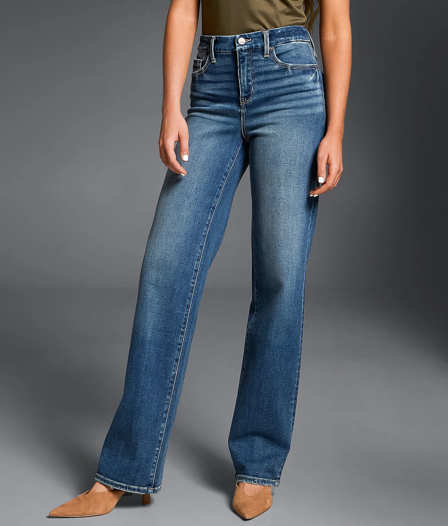 Buckle Black Fit No. 75 Classic Straight Stretch Jean Foxbridge Clearance