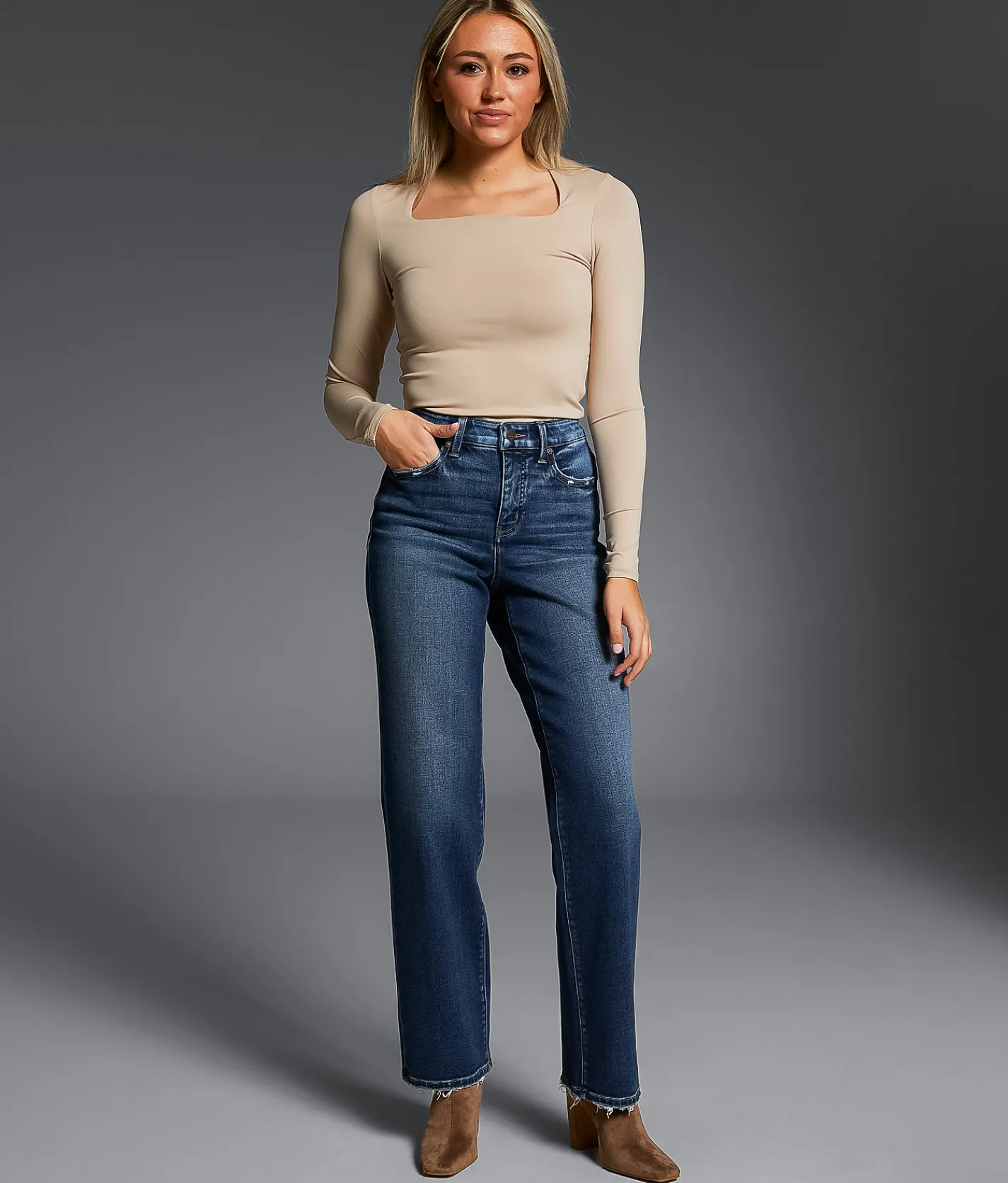 Jeans|Bottoms | Buckle Black Fit No. 75 Classic Straight Stretch Jean Idrell 2