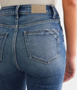 Jeans|Bottoms | Buckle Black Fit No. Cropped Flare Stretch Jean Blanc 6