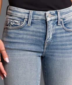 Buckle Black Fit No. 53 Cropped Straight Stretch Jean Kauska New
