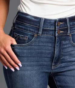 Jeans|Bottoms | Buckle Black Fit No. 75 Cropped Straight Stretch Jean Burgett