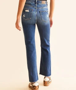 Buckle Black Fit No. 35 Cropped Straight Stretch Jean Akin New