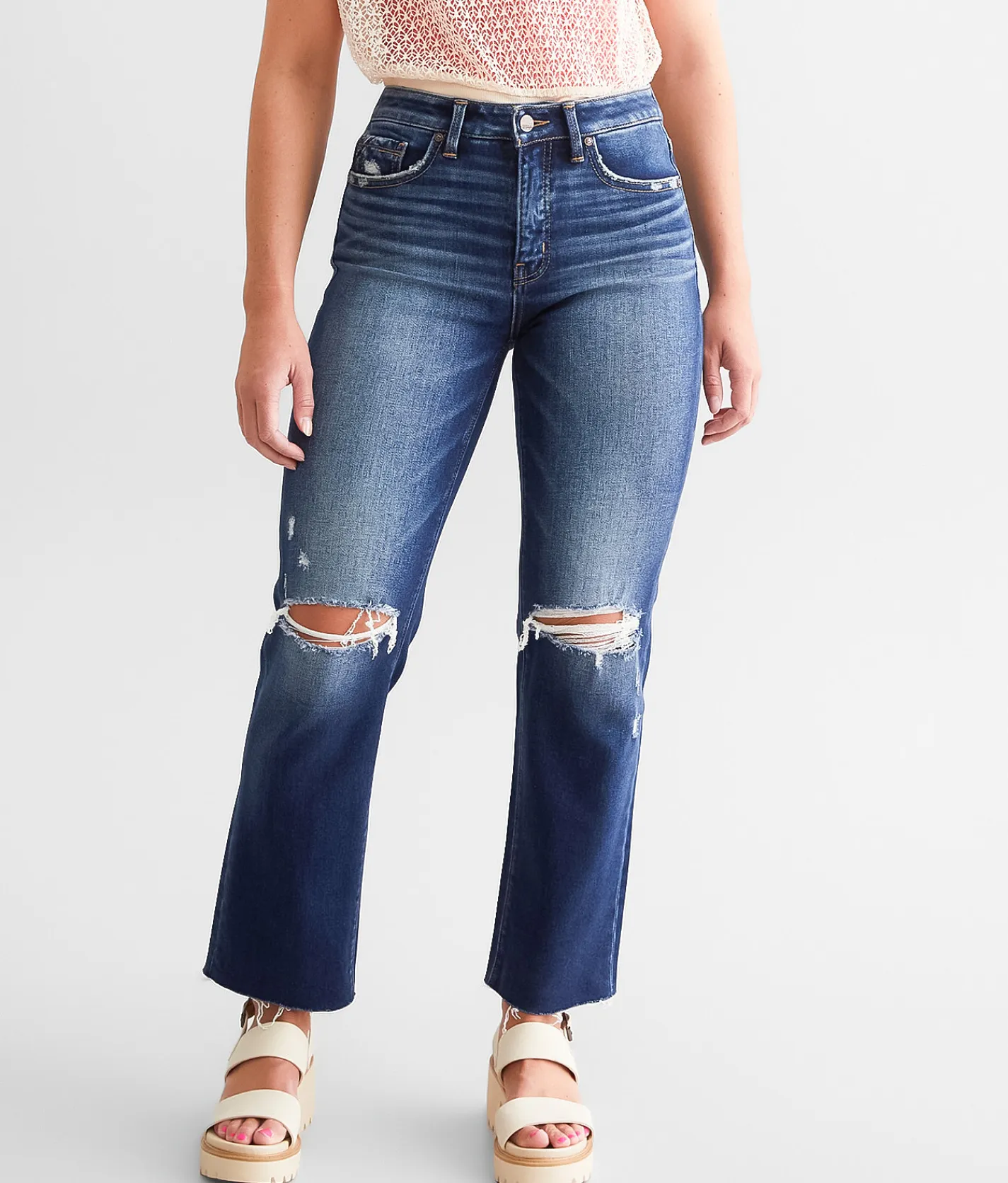 Jeans|Sale Jeans | Buckle Black Fit No. 93 Cropped Straight Stretch Jean Jetta