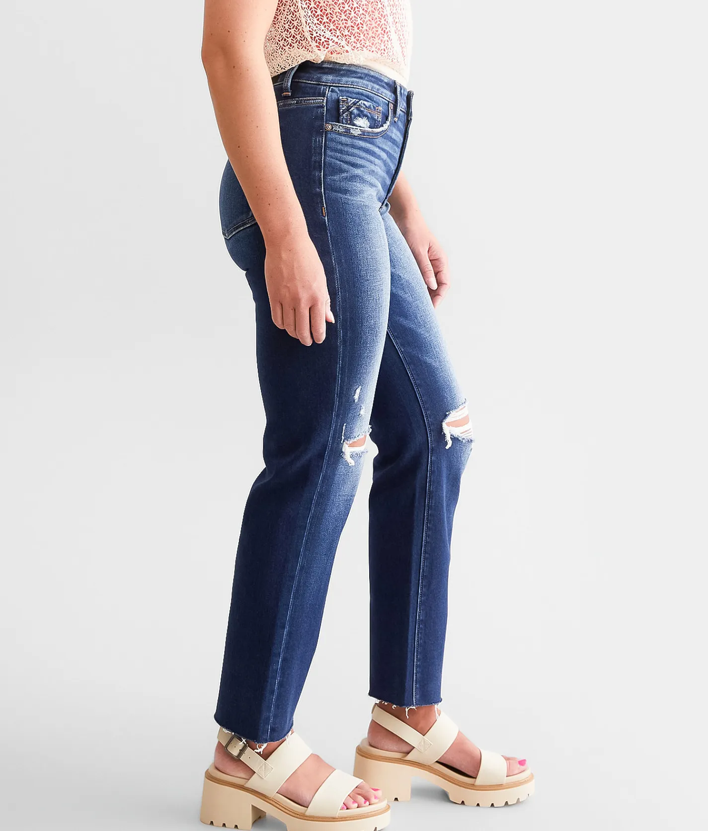 Jeans|Sale Jeans | Buckle Black Fit No. 93 Cropped Straight Stretch Jean Jetta