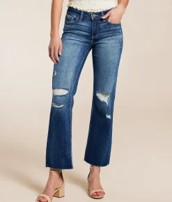 Jeans|Jeans | Buckle Black Fit No. 53 Cropped Straight Stretch Jean Gatlin