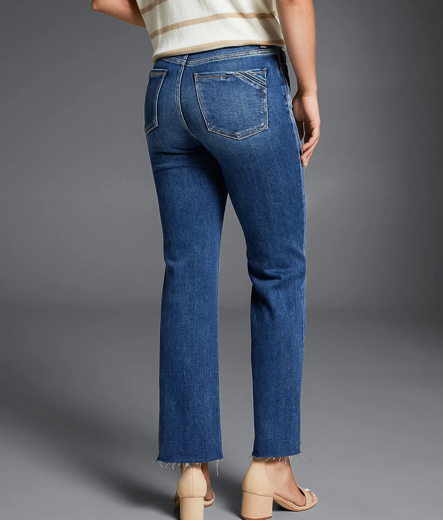 Jeans|Bottoms | Buckle Black Fit No. 75 Cropped Straight Stretch Jean Galesburg