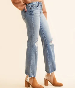 Jeans|Bottoms | Buckle Black Fit No. 23 Cropped Straight Stretch Jean Cabella
