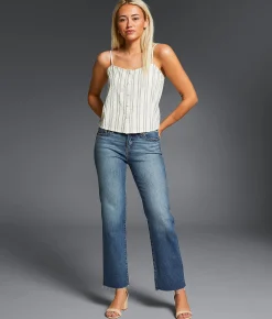 Bottoms | Buckle Black Fit No. 53 Cropped Straight Stretch Jean Galahad