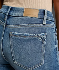 Bottoms | Buckle Black Fit No. 53 Cropped Straight Stretch Jean Leyton