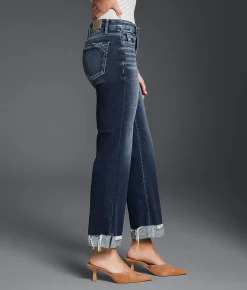 Buckle Black Fit No. 53 Cropped Straight Stretch Jean Frankfort 10 New