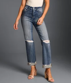 Jeans|Buckle Black Jeans | Buckle Black Fit No. 75 Cropped Straight Stretch Jean Eureka Springs 8