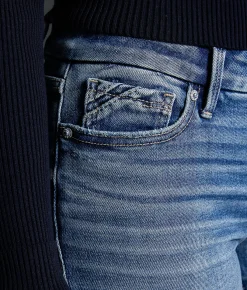 Jeans|Buckle Black Jeans | Buckle Black Fit No. 53 Cropped Straight Stretch Jean Leyton 2