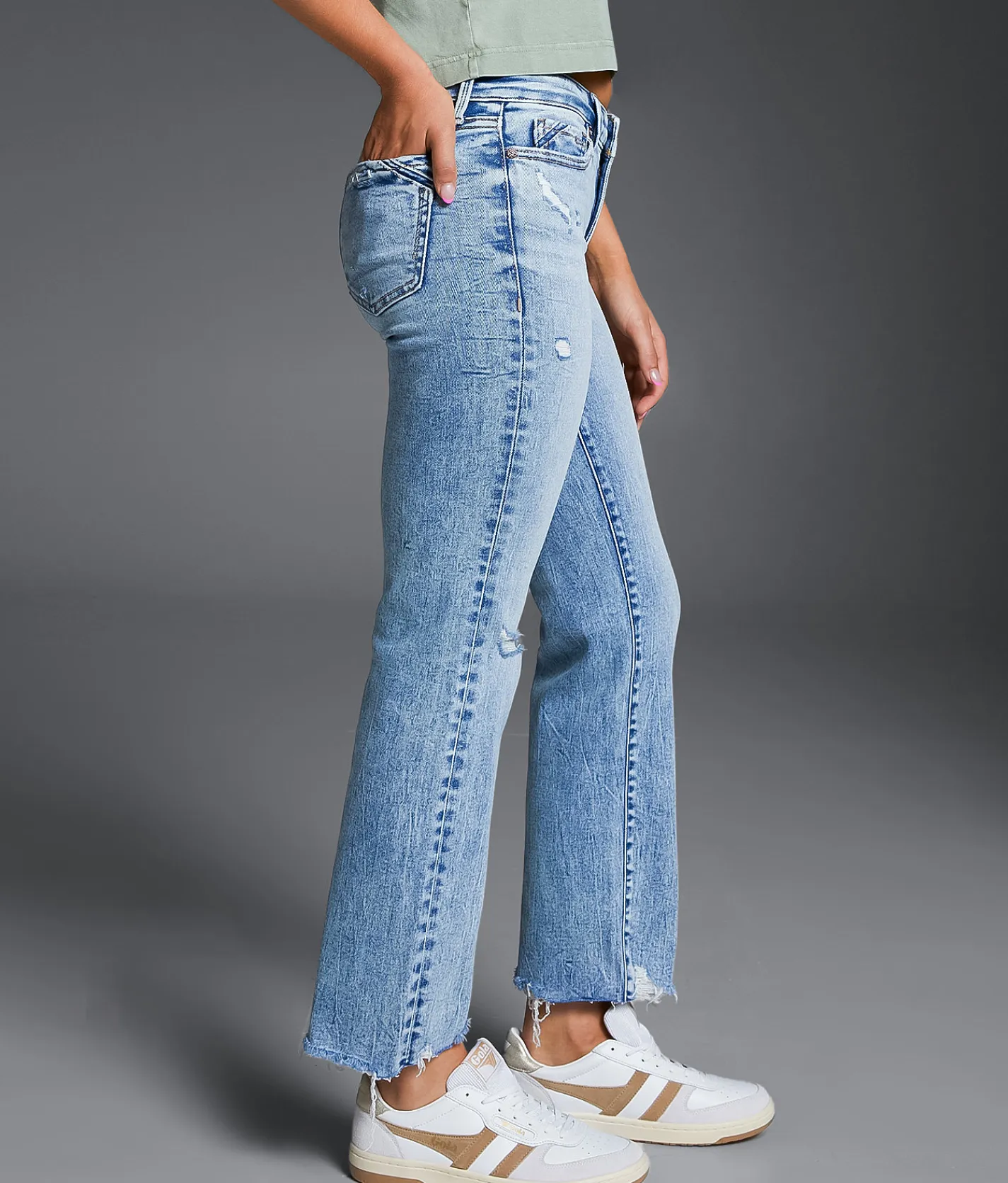 Buckle Black Fit No. 53 Cropped Straight Stretch Jean Judith 2 Outlet