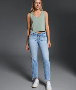 Buckle Black Fit No. 53 Cropped Straight Stretch Jean Judith 2 Outlet