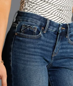 Jeans|Bottoms | Buckle Black Fit No. 53 Cropped Wide Leg Stretch Jean Janesy 2