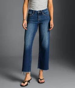 Jeans|Bottoms | Buckle Black Fit No. 53 Cropped Wide Leg Stretch Jean Janesy 2