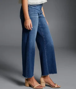 Jeans|Bottoms | Buckle Black Fit No. 53 Cropped Wide Leg Stretch Jean Grasso