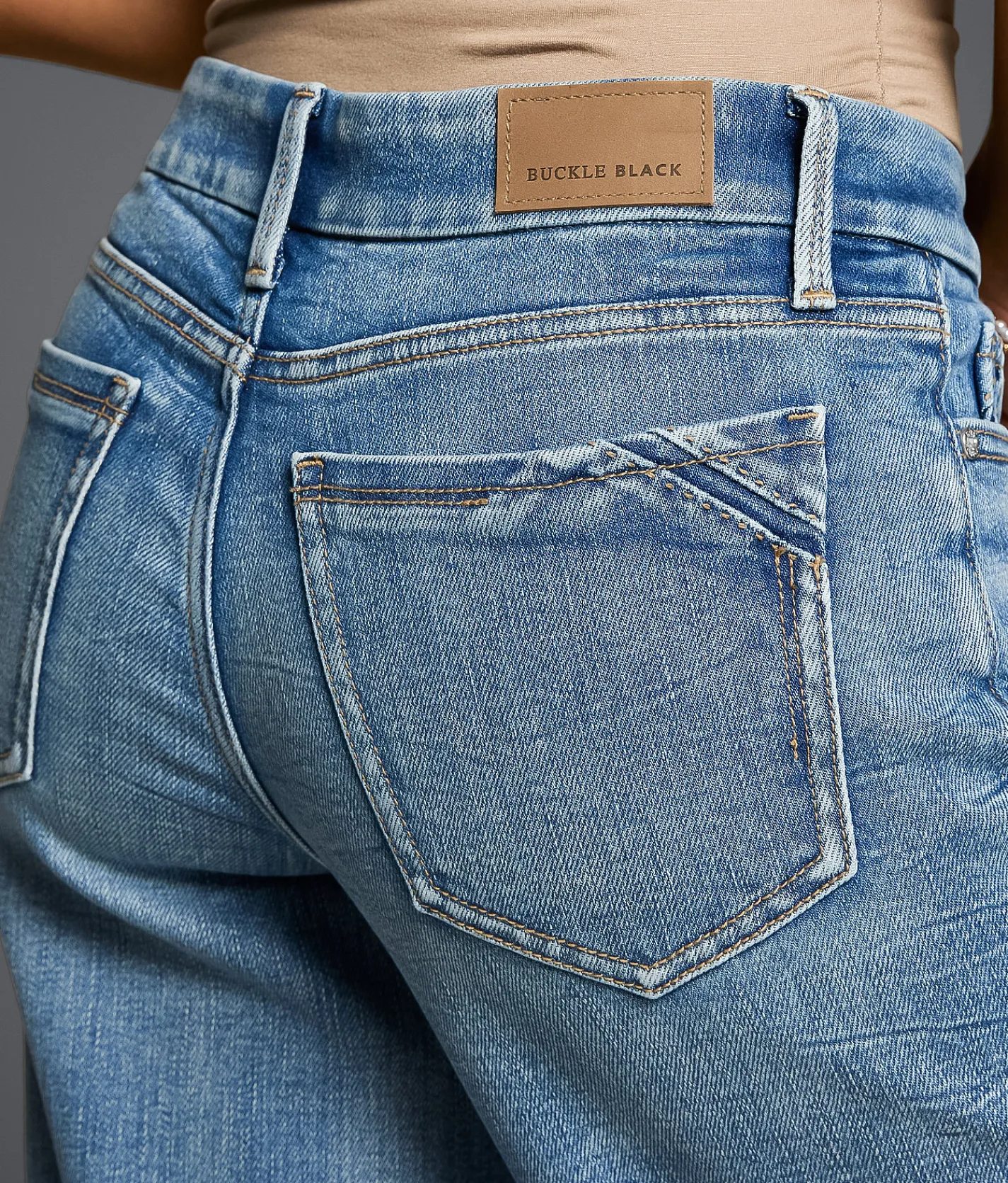 Jeans|Bottoms | Buckle Black Fit No. 53 Cropped Wide Leg Stretch Jean Euclid 5
