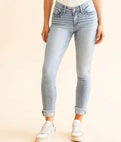 Buckle Black Fit No. 53 Cuffed Ankle Skinny Stretch Jean Ogden 3 Online