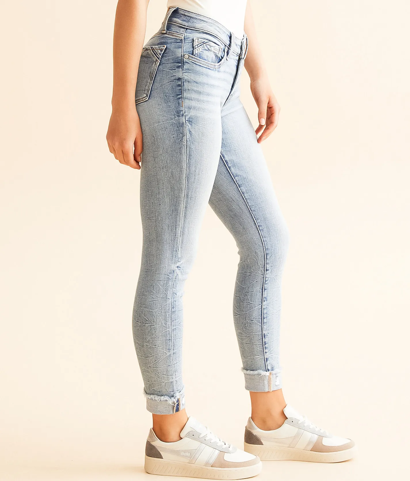 Buckle Black Fit No. 53 Cuffed Ankle Skinny Stretch Jean Ogden 3 Online