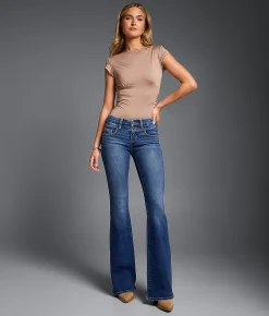 Buckle Black Fit No. 13 Flare Stretch Jean Anita Outlet