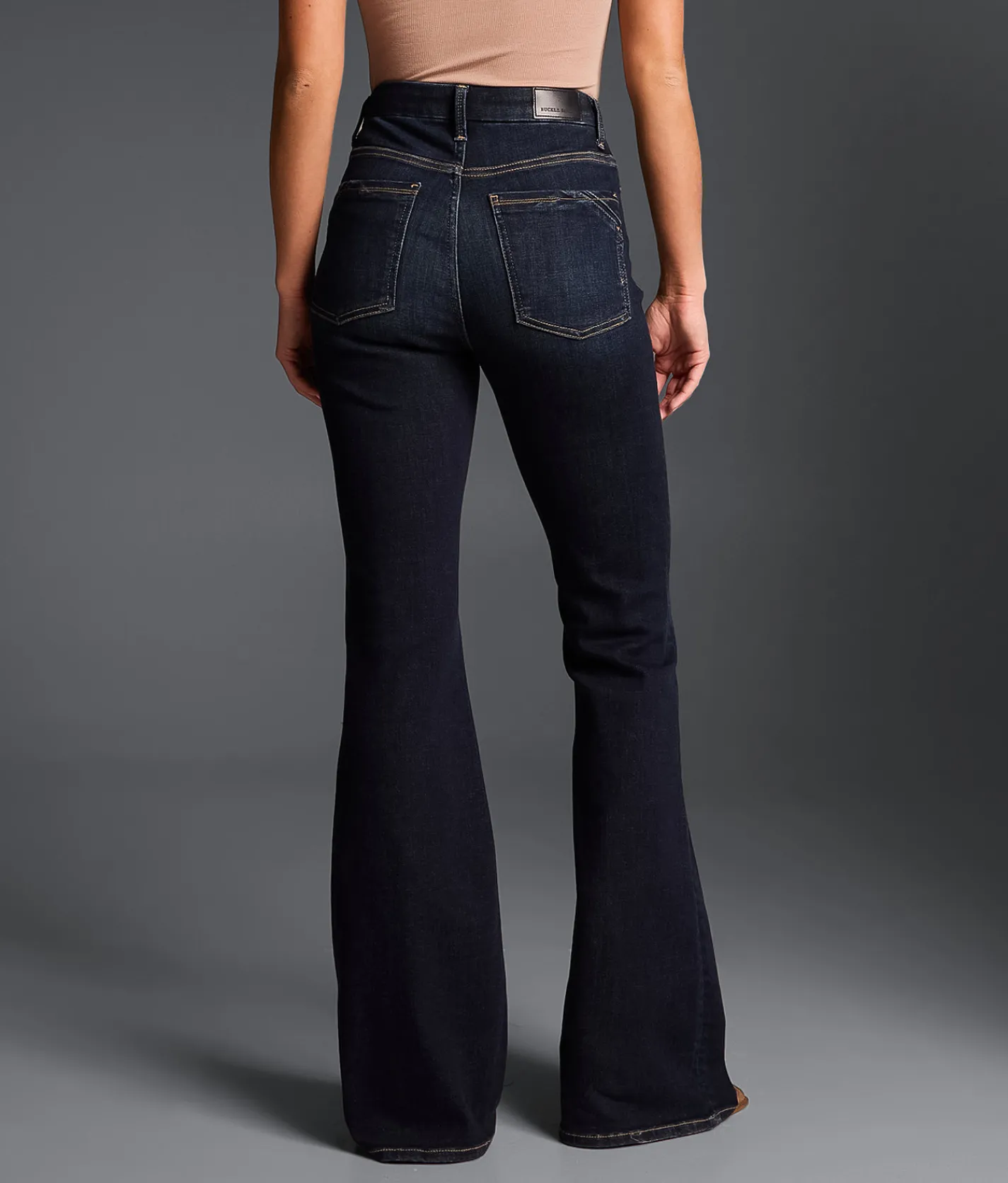 Buckle Black Fit No. 75 Flare Stretch Jean San Diego 30 New